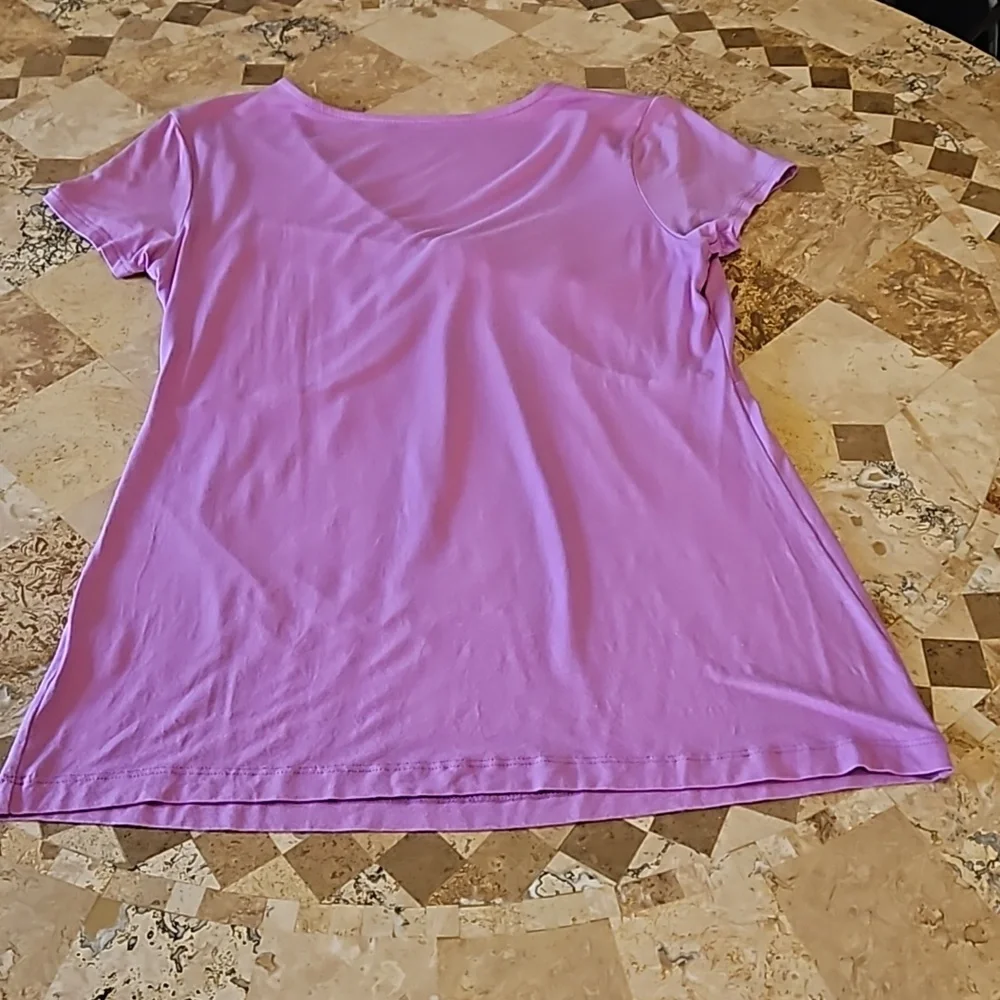 Willi Smith Purple Top Shirt Blouse Size M Medium - Picture 10 of 16